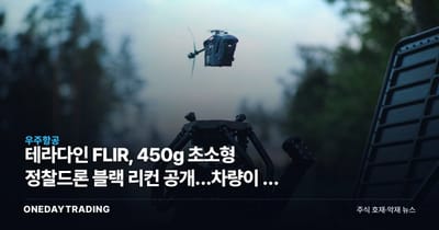 테라다인 FLIR, 450g 초소형 정찰드론 블랙 리컨 공개…차량이 곧 드론 기지