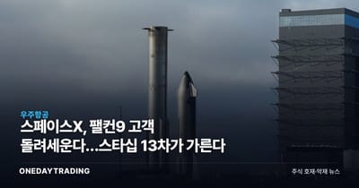 스페이스X, 팰컨9 고객 돌려세운다…스타십 13차가 가른다