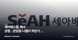 세아베스틸, 매수 상향…반덤핑·니켈이 하반기 판 바꾼다