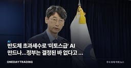 반도체 초과세수로 '미토스급' AI 만드나…정부는 결정된 바 없다고 선 그었다