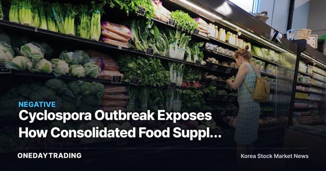 Cyclospora Outbreak Exposes How Consolidated Food Supply Chains Amplify Risk for Restaurant Stocks