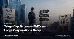 Wage Gap Between SMEs and Large Corporations Delays Youth Employment — A 1 Billion Won Lifetime Earnings Divide