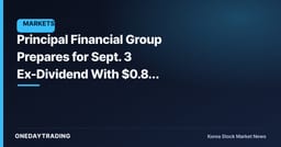 Principal Financial Group Prepares for Sept. 3 Ex-Dividend With $0.84 Payout