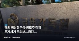 해외 비상장주식·공모주 미끼 투자사기 주의보…금감원 자문사·운용사 검사 착수