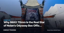 Why IMAX 70mm Is the Real Star of Nolan's Odyssey Box Office Buzz