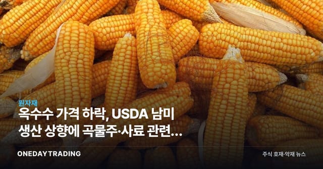 Corn Prices Fall as USDA Raises South American Output Estimates: Assessing the Impact on Grain and Feed-Related Stocks