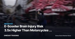 E-Scooter Brain Injury Risk 3.5x Higher Than Motorcycles — Regulatory Costs Are Coming