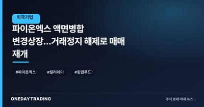 파이온엑스 액면병합 변경상장…거래정지 해제로 매매 재개