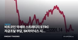 비트코인 약세와 스트래티지 STRC 자금조달 부담, SK하이닉스 시총 역전이 보내는 신호