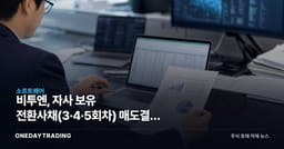 비투엔, 자사 보유 전환사채(3·4·5회차) 매도결정 철회…희석 변수 후퇴