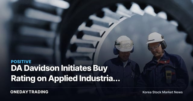 DA Davidson Initiates Buy Rating on Applied Industrial (AIT) — What It Means for Industrial Distribution Stocks