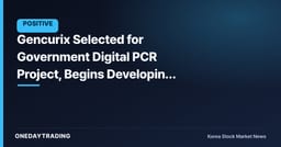 Gencurix Selected for Government Digital PCR Project, Begins Developing Early Cancer Screening Platform