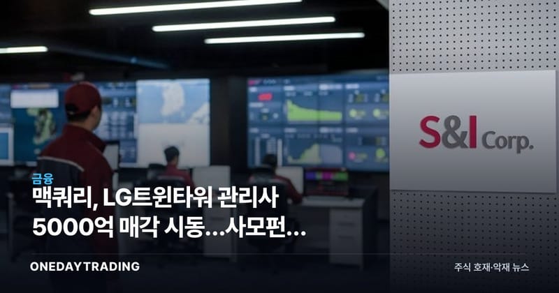 맥쿼리, LG트윈타워 관리사 5000억 매각 시동…사모펀드 M&A 시장 재점화