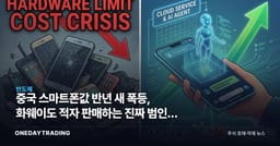 중국 스마트폰값 반년 새 폭등, 화웨이도 적자 판매하는 진짜 범인은 메모리