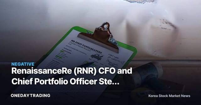 RenaissanceRe (RNR) CFO and Chief Portfolio Officer Step Down Together — A Risk Check on Reinsurance Stocks