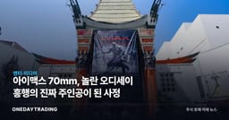 아이맥스 70mm, 놀란 오디세이 흥행의 진짜 주인공이 된 사정