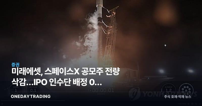 미래에셋, 스페이스X 공모주 전량 삭감…IPO 인수단 배정 0주 의미는