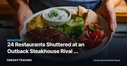 24 Restaurants Shuttered at an Outback Steakhouse Rival — America's Casual-Dining Slump and What It Means for Investors