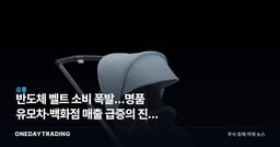 반도체 벨트 소비 폭발…명품 유모차·백화점 매출 급증의 진짜 의미