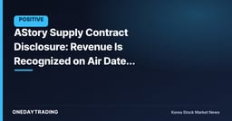 AStory Supply Contract Disclosure: Revenue Is Recognized on Air Date, Not Contract Date