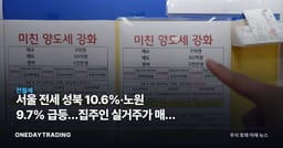 서울 전세 성북 10.6%·노원 9.7% 급등…집주인 실거주가 매물 씨를 말렸다