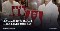 소주 저도화, 참이슬 15.7도가 드러낸 주류업계 성장의 조건