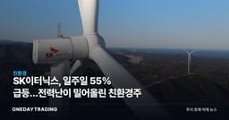 SK이터닉스, 일주일 55% 급등…전력난이 밀어올린 친환경주