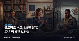 콜드카드 버그, 1.8천 BTC 도난 뒤 바뀐 보관법