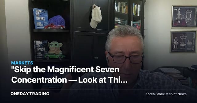 "Skip the Magnificent Seven Concentration — Look at This Instead": A Warning from Ritholtz Chairman Managing 11 Trillion Won