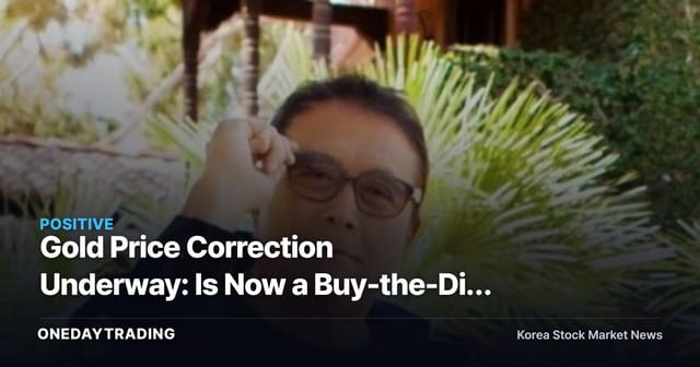 Gold Price Correction Underway: Is Now a Buy-the-Dip Opportunity? A Look at the Outlook for International Gold Futures and Beneficiary Stocks