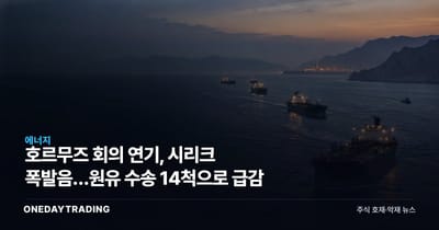 호르무즈 회의 연기, 시리크 폭발음…원유 수송 14척으로 급감