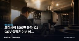오디세이 800만 돌파, CJ CGV 실적은 이번 여름 IMAX에서 갈린다