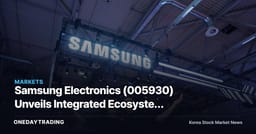 Samsung Electronics (005930) Unveils Integrated Ecosystem at Gamescom 2026 — the Real Target Is Memory Demand