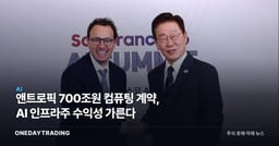앤트로픽 700조원 컴퓨팅 계약, AI 인프라주 수익성 가른다