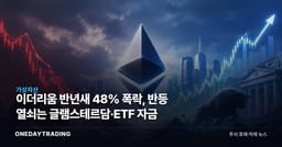 이더리움 반년새 48% 폭락, 반등 열쇠는 글램스테르담·ETF 자금