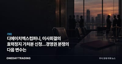 디에이치엑스컴퍼니, 이사회결의 효력정지 가처분 신청…경영권 분쟁의 다음 변수는