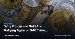 Why Bitcoin and Gold Are Rallying Again on $40 Trillion in U.S. Government Bond Debt