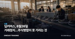 딥커머스, 8월26일 거래정지…주식병합이 못 가리는 것