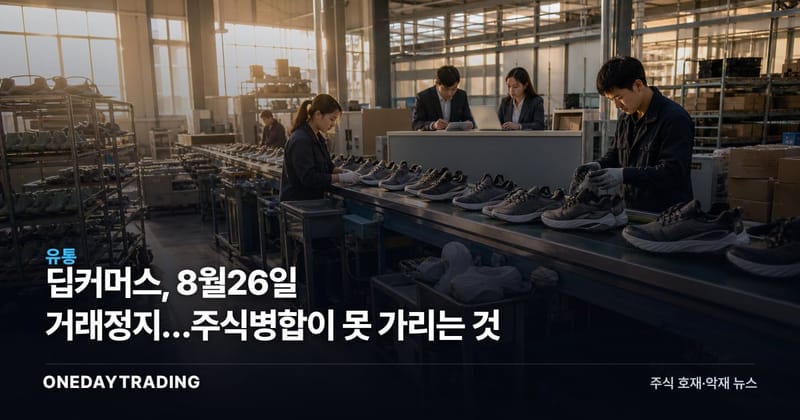 딥커머스, 8월26일 거래정지…주식병합이 못 가리는 것