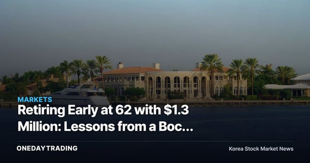 Retiring Early at 62 with $1.3 Million: Lessons from a Boca Raton Case Study for Retirement Portfolio Planning