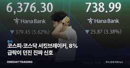 코스피·코스닥 서킷브레이커, 8% 급락이 던진 진짜 신호