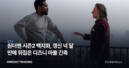 원더맨 시즌2 백지화, 갱신 넉 달 만에 뒤집은 디즈니 마블 긴축