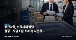 풍전약품, 전환사채 발행 결정…자금조달 효과 속 지분희석 우려