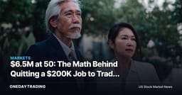 $6.5M at 50: The Math Behind Quitting a $200K Job to Trade Full-Time
