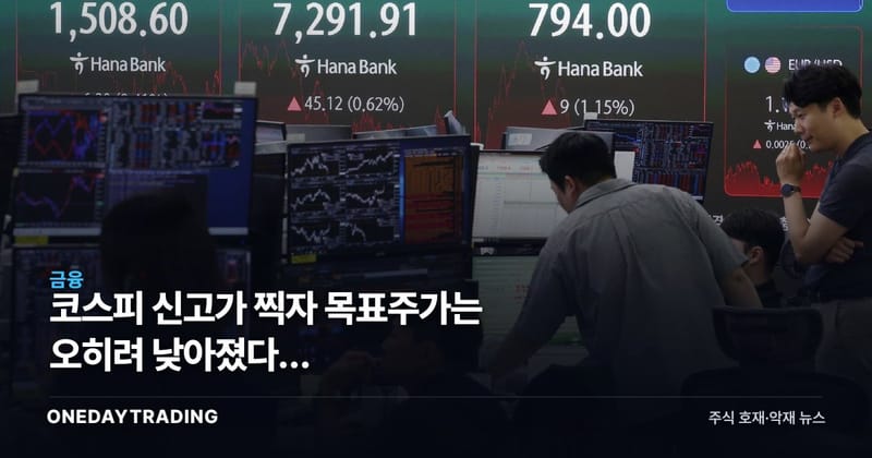 코스피 신고가 찍자 목표주가는 오히려 낮아졌다, 반도체·2차전지·엔터 동시 하향