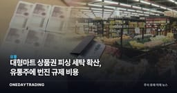 대형마트 상품권 피싱 세탁 확산, 유통주에 번진 규제 비용
