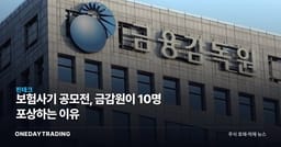 보험사기 공모전, 금감원이 10명 포상하는 이유