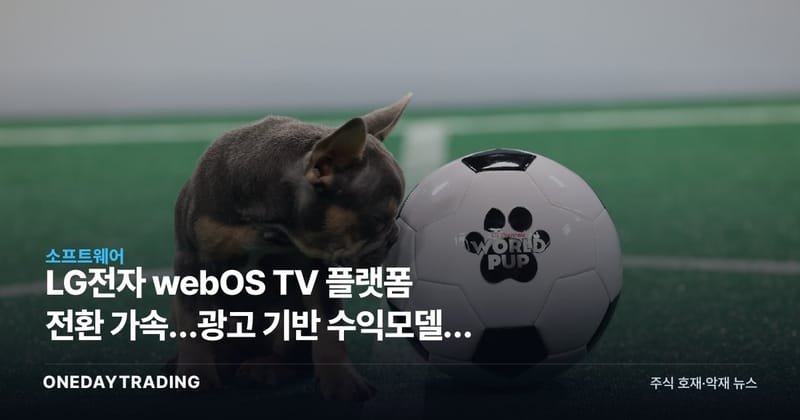 LG전자 webOS TV 플랫폼 전환 가속…광고 기반 수익모델로 체질 개선