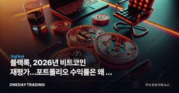 블랙록, 2026년 비트코인 재평가…포트폴리오 수익률은 왜 안 깨졌나