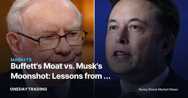 Buffett's Moat vs. Musk's Moonshot: Lessons from a Head-On Clash of Investment Philosophies
